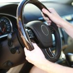 Lubricated steering wheel for healthy machines