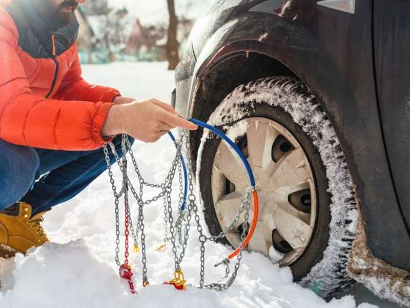 Snow chains for snow ot ice conditions